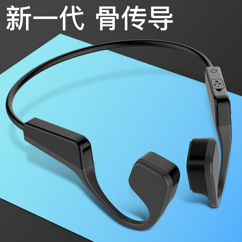 Cross-Border 2026 New Model V11 Bone Conduction Open-Style Sports Bluetooth Headphones for Cycling and Running, Waterproof and Non-In-Ear